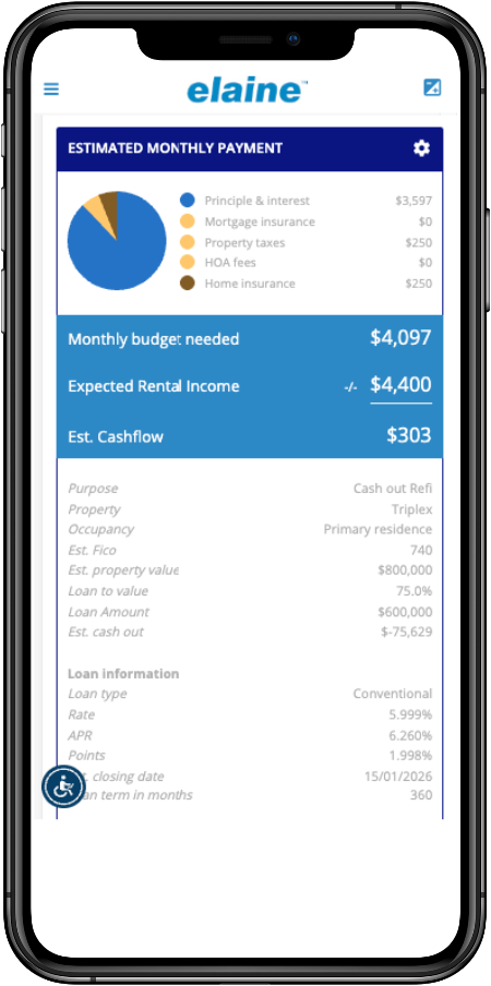 Mortgage scenario checker